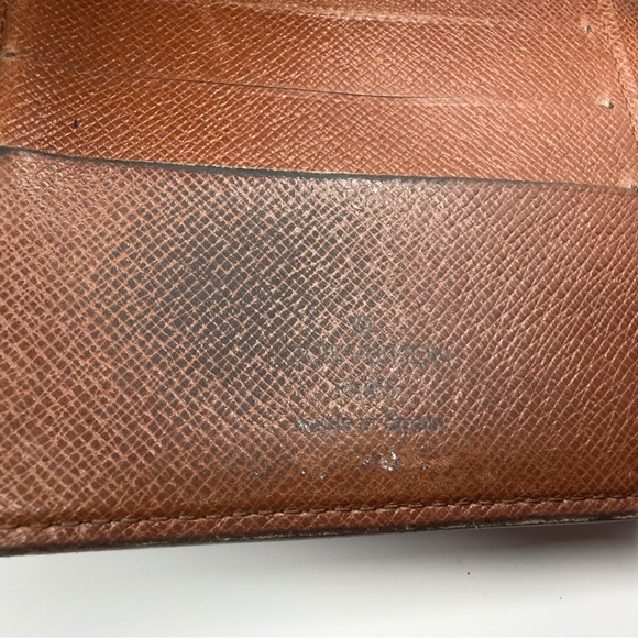 Louis Vuitton Vintage Slim Marco Bi-Fold Wallet | Brown Monogram | Mens | Used | - Picture 8 of 16